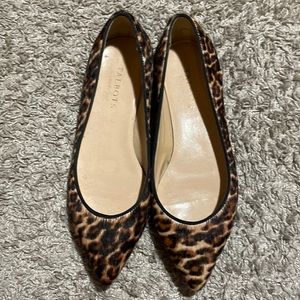 Talbots Faux Cheetah Fur Flats